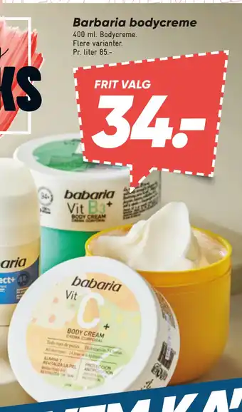 Bilka Barbaria deodorant tilbud