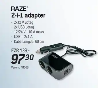 Thansen 2-i-1 adapter tilbud