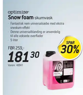 Thansen Snow foam tilbud