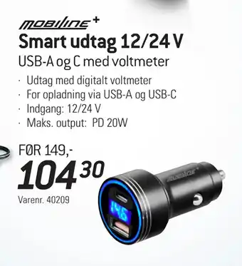 Thansen Smart udtag 12/24 V tilbud
