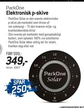 Thansen Elektronisk p-skive tilbud