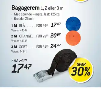 Thansen Bagagerem tilbud