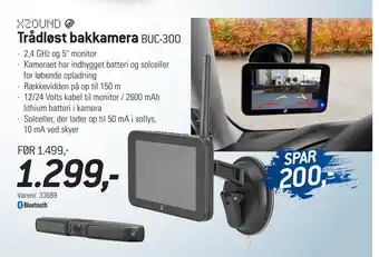 Trådløst bakkamera