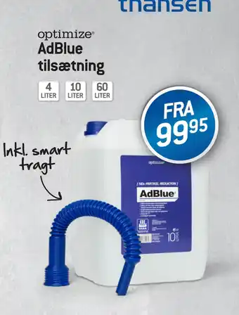 Thansen AdBlue tilsætning tilbud