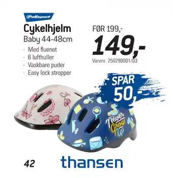 Thansen Cykelhjelm tilbud