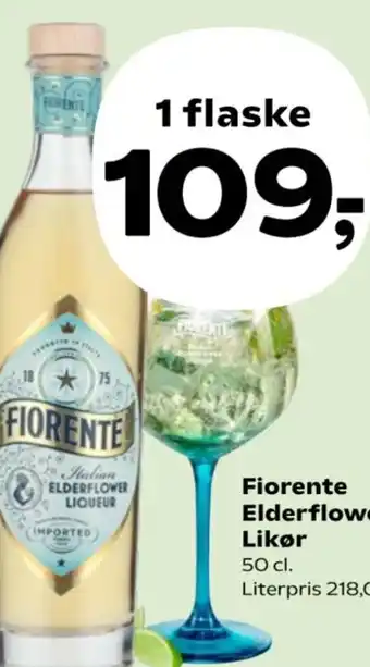 SuperBrugsen Fiorente Elderflower Likør tilbud