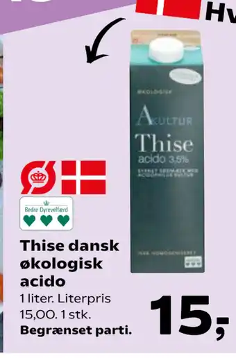 SuperBrugsen Thise dansk økologisk acido tilbud