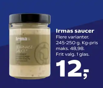 Kvickly Irmas saucer tilbud