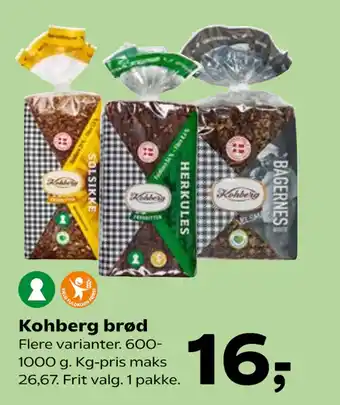 Kvickly Kohberg brød tilbud