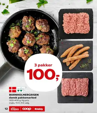 Kvickly BORNHOLMERGRISEN dansk pakkemarked tilbud