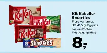 Kvickly Kit Kat eller Smarties tilbud