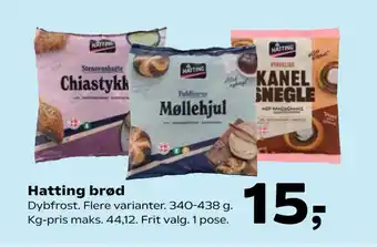 Kvickly Hatting brød tilbud