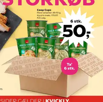 Kvickly Coop Cups tilbud