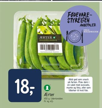 Føtex Ærter tilbud