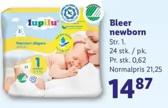 Lidl Lupilu Bleer newborn tilbud