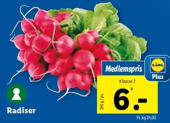 Lidl Radiser tilbud