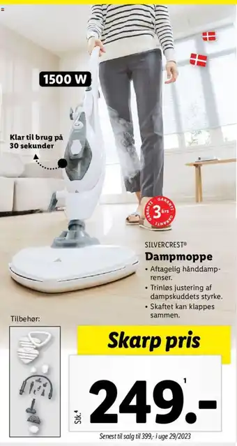 Lidl Dampmoppe tilbud