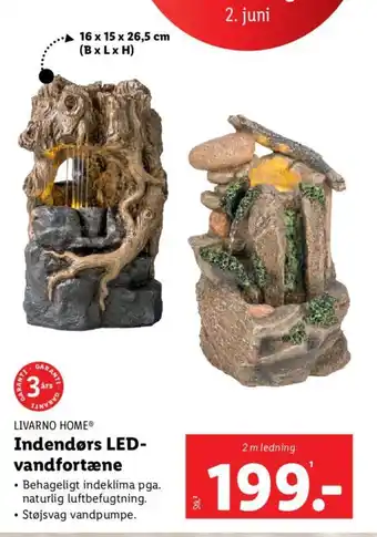 Lidl Indendørs LED- vandfortæne tilbud