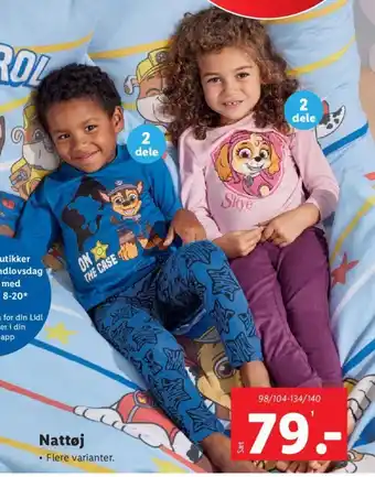 Lidl Nattøj tilbud