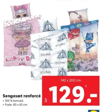 Lidl Sengesæt renforcé tilbud
