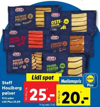 Lidl Steff Houlberg pølser tilbud