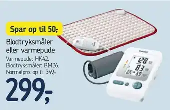 Føtex Blodtryksmåler eller varmepude tilbud