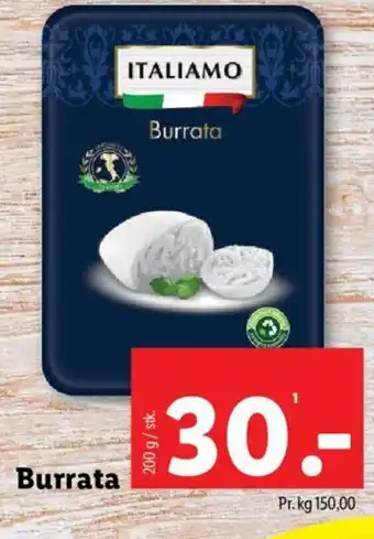 Lidl Burrata tilbud