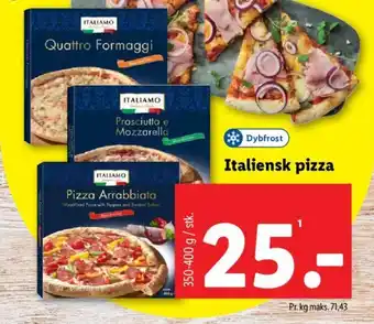 Lidl Italiensk pizza tilbud