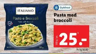 Lidl Pasta med broccoli tilbud