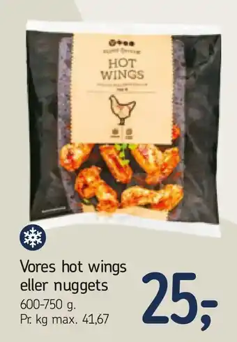 Føtex Vores hot wings eller nuggets tilbud