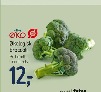 Føtex Økologisk broccoli tilbud