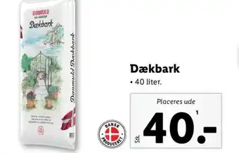 Lidl Dækbark tilbud