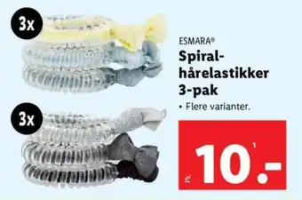 Spiral- hårelastikker 3-pak