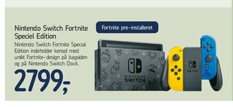 Føtex Nintendo Switch Fortnite Speciel Edition tilbud