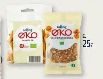 Føtex Økologiske mandler eller valnøddekerner tilbud