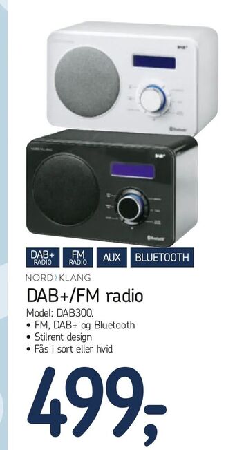Føtex DAB+/FM radio tilbud
