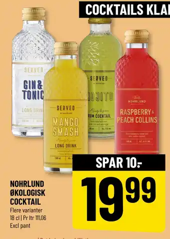 Løvbjerg NOHRLUND ØKOLOGISK COCKTAIL tilbud