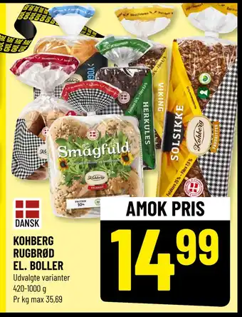 Løvbjerg KOHBERG RUGBRØD EL. BOLLER tilbud