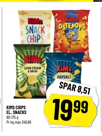 Løvbjerg KIMS CHIPS EL. SNACKS tilbud