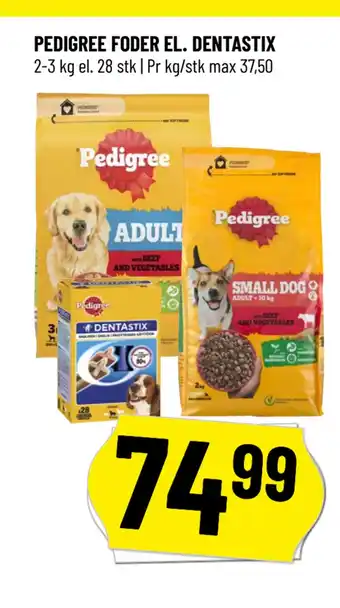 Løvbjerg PEDIGREE FODER EL. DENTASTIX tilbud