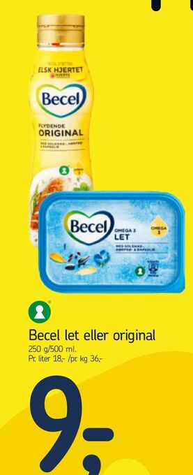 Føtex Becel let eller original tilbud