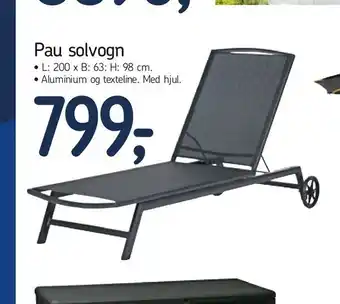 Føtex Pau solvogn tilbud