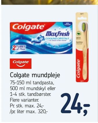 Føtex Colgate mundpleje tilbud