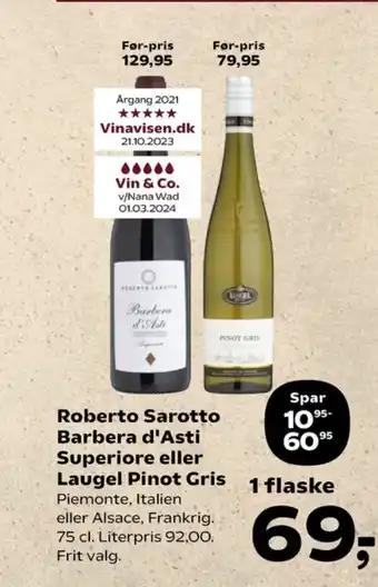 SuperBrugsen Italiensk Rødvin tilbud