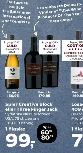 SuperBrugsen Californisk Rødvin tilbud