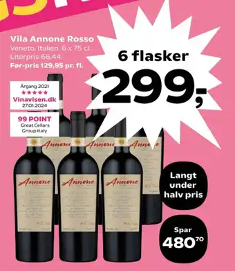 Kvickly Italiensk Rødvin tilbud