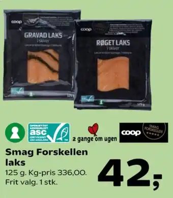 SuperBrugsen Laks i skiver tilbud