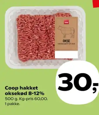 Kvickly Hakket oksekød 8-12% tilbud