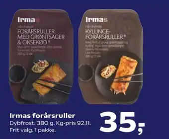 Kvickly Forårsruller med Grøntsager & Oksekød tilbud