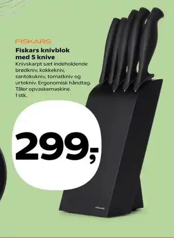 Knivblok inkl. knive